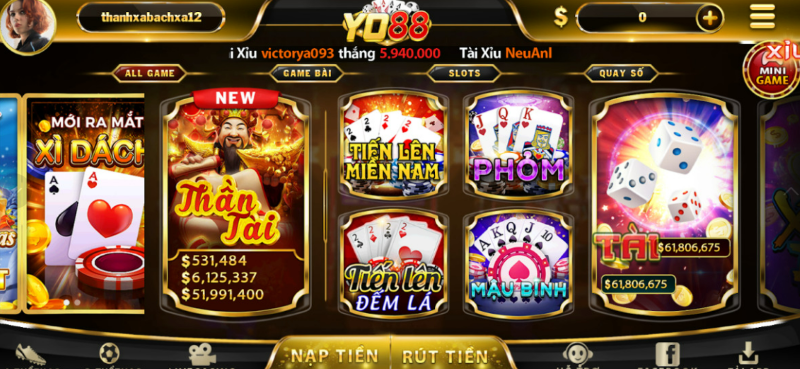cong game doi thuong co chinh sach nap rut tien loi